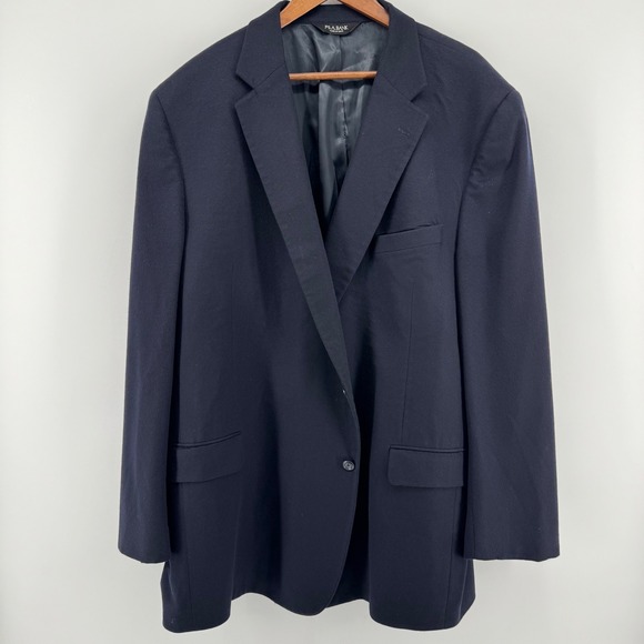 Jos. A. Bank Other - Jos. A. Bank Regal Blazer Mens 52L Navy Blue 100% Cashmere Two Button Sport Coat